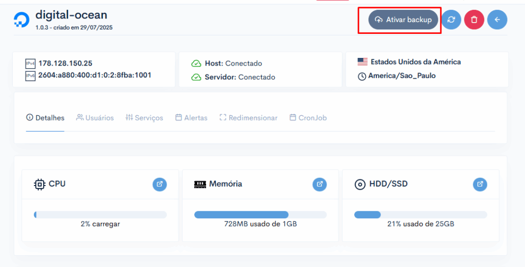 Como ativar backup dos servidores? 2 image 173