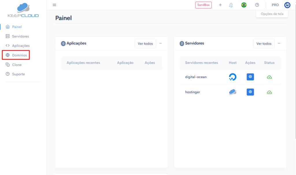 Como Funciona a Gestão de Domínios na KeepCloud? 1 image 289