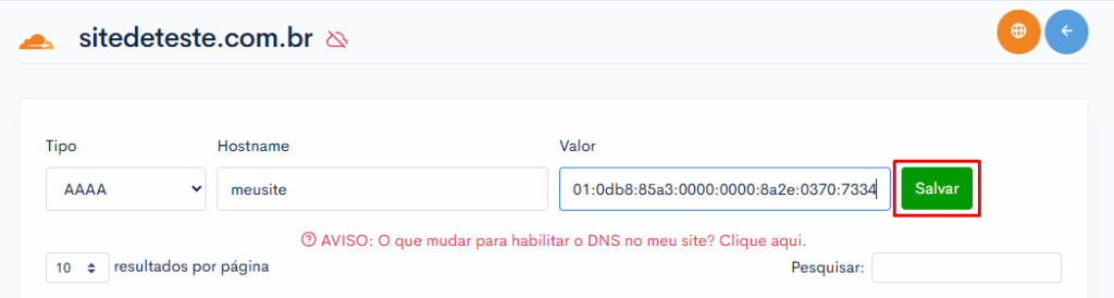 Como adicionar um novo registro DNS (A, CNAME, MX, TXT, etc.)? 5 image 339