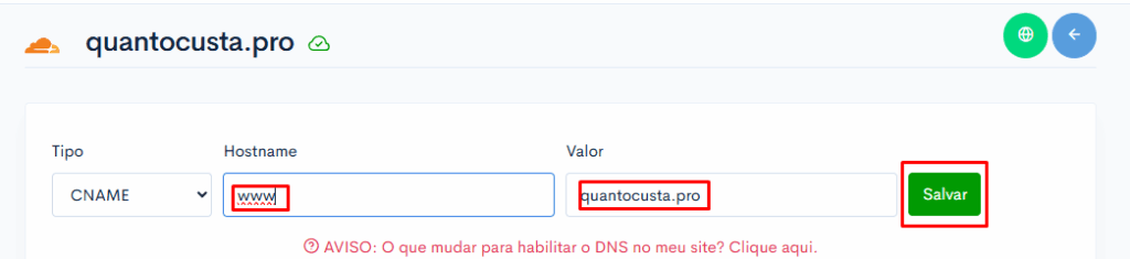 Como apontar um novo domínio para minha aplicação? 11 image 367