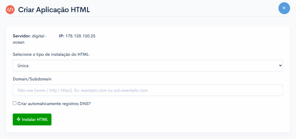 Como criar uma nova aplicação HTML? 6 image 401